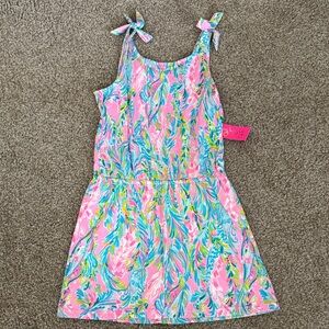 NWT Lilly Pulitzer Sundari Romper, size Girls L